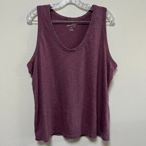 Universal Thread Purple Scoop Neck Tank Top